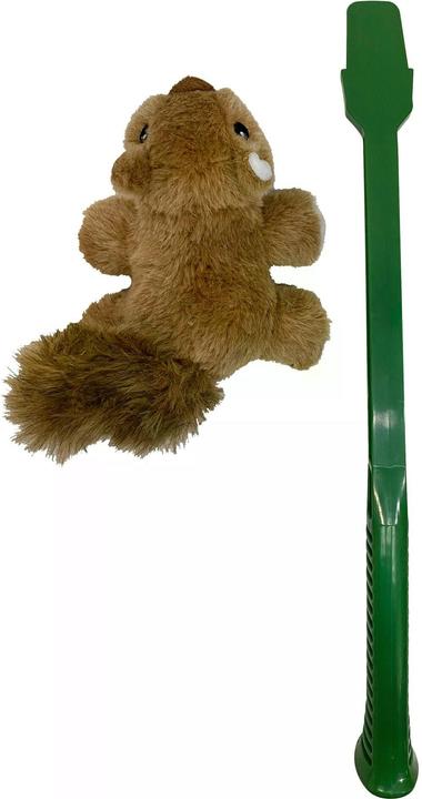 Actual product image Hunter Toy Flingerz Furry Squirrel - (401673969519) (Dog chew toy)