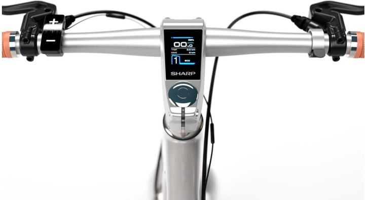 Actual product image Sharp E-Bike RS08E-S Silver, age recommendation from: 12