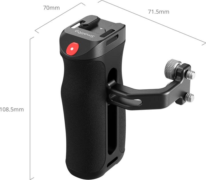 Image du produit SmallRig Side Handle with Rec Trigger, Detailfarbe: Schwarz (Cage, Poignée)