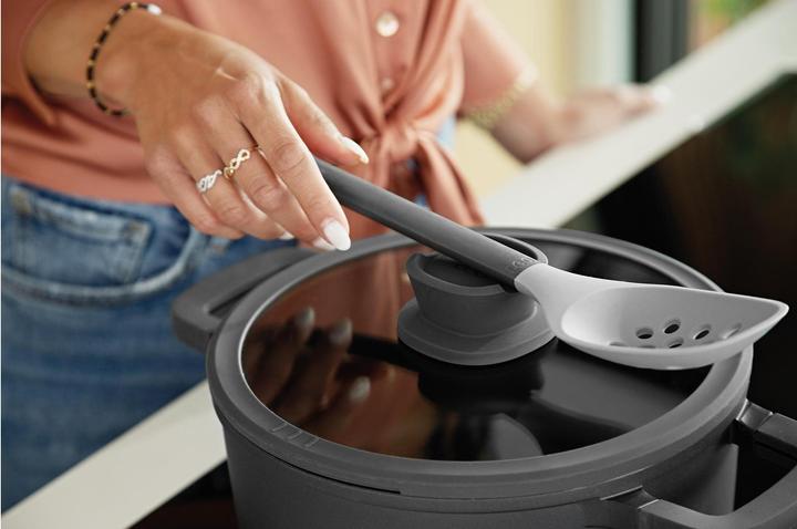 Produktbild BergHoff Pfannendeckel Leo Stone+ 28 cm, Schwarz, Materialtyp: Glas (28 cm, Glas)