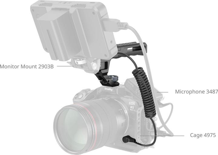 Actual product image SmallRig Top Handle with Rec Trigger, Detailfarbe: Schwarz (Grip)