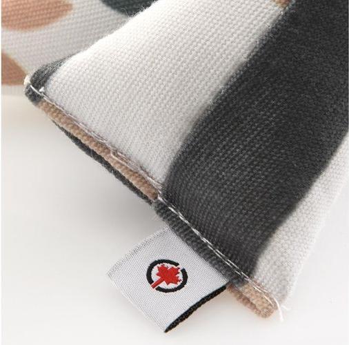 Actual product image CanadianCat Valerian Toy Mini Pyramids, Set of 3, Beige (Cat ball toy)