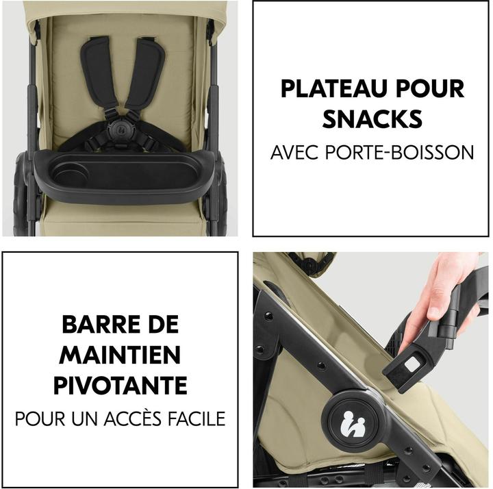 Actual product image Hauck Shop N Care Travel Set Olive