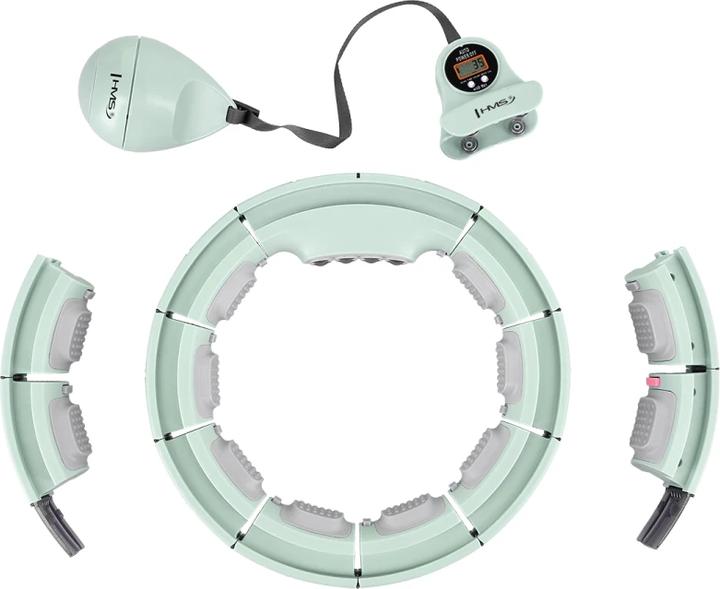 Produktbild HMS Hhm13 Hula Hoop Grün Mit Magneten Und Gewicht + Zähler (40 cm, 360 g)