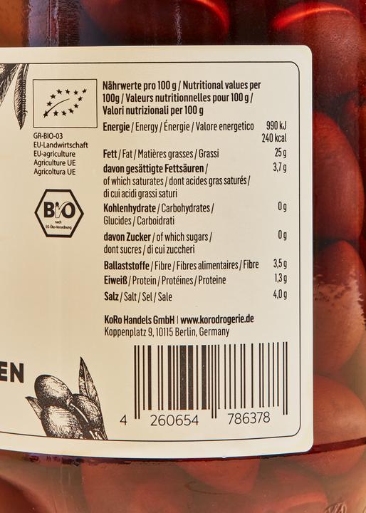 Image du produit KoRo Olives de Kalamata bio (400 g)