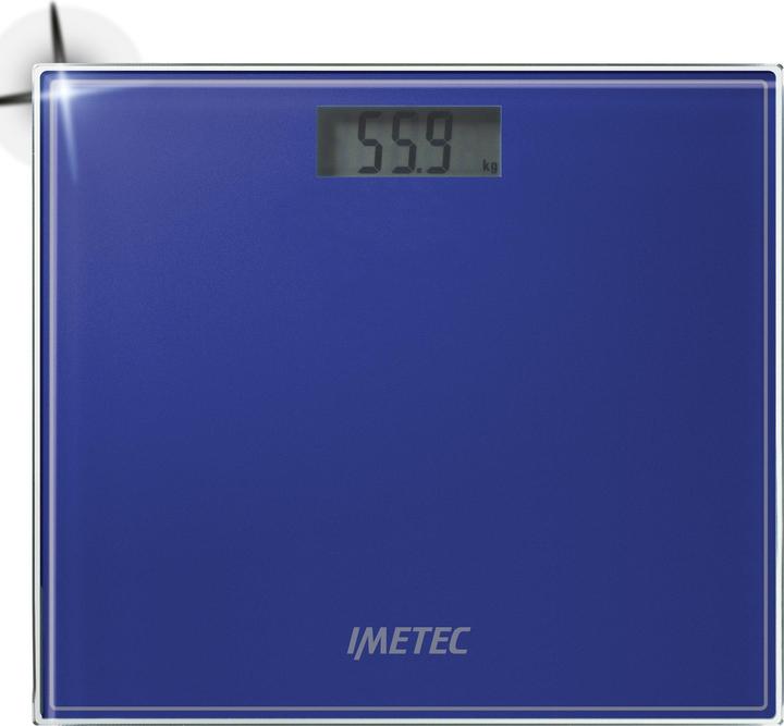 Imetec ES1 100 Rectangle Blue Electronic personal scale (150 kg)
