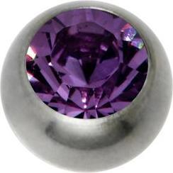 Violet, argenté