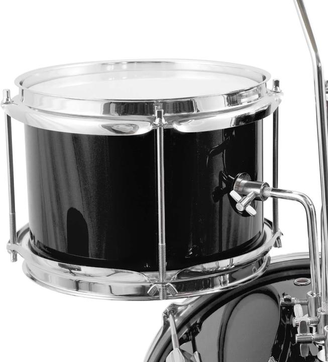 Produktbild Tiger Junior Drumkit für Anfänger, 3-teilig mit Snare, Tom, Basstrommel, Becken und Zubehör (Acoustic-Drum)