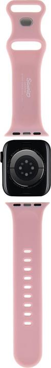 Actual product image Hello Kitty Pasek HKAWMSCHBLP Apple Watch 38/40/41mm różowy/pink strap Silicone Kitty Head (41 mm, Silicone)