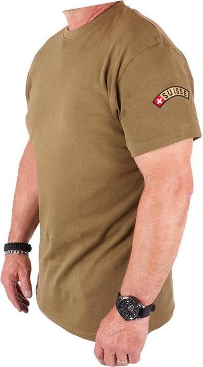 Army Shop Maglietta militare svizzera con emblema
