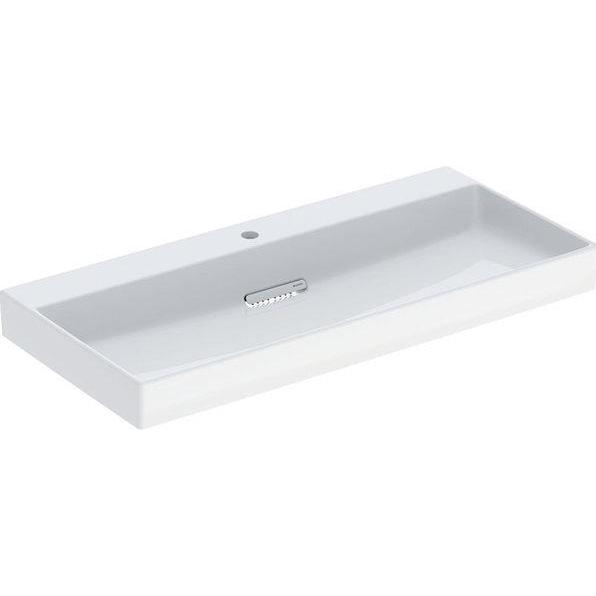 Geberit, Waschbecken, ONE Waschtisch Abgang horizontal, 105x14,2x48cm, 505.04 (480 mm, 1050 mm)
