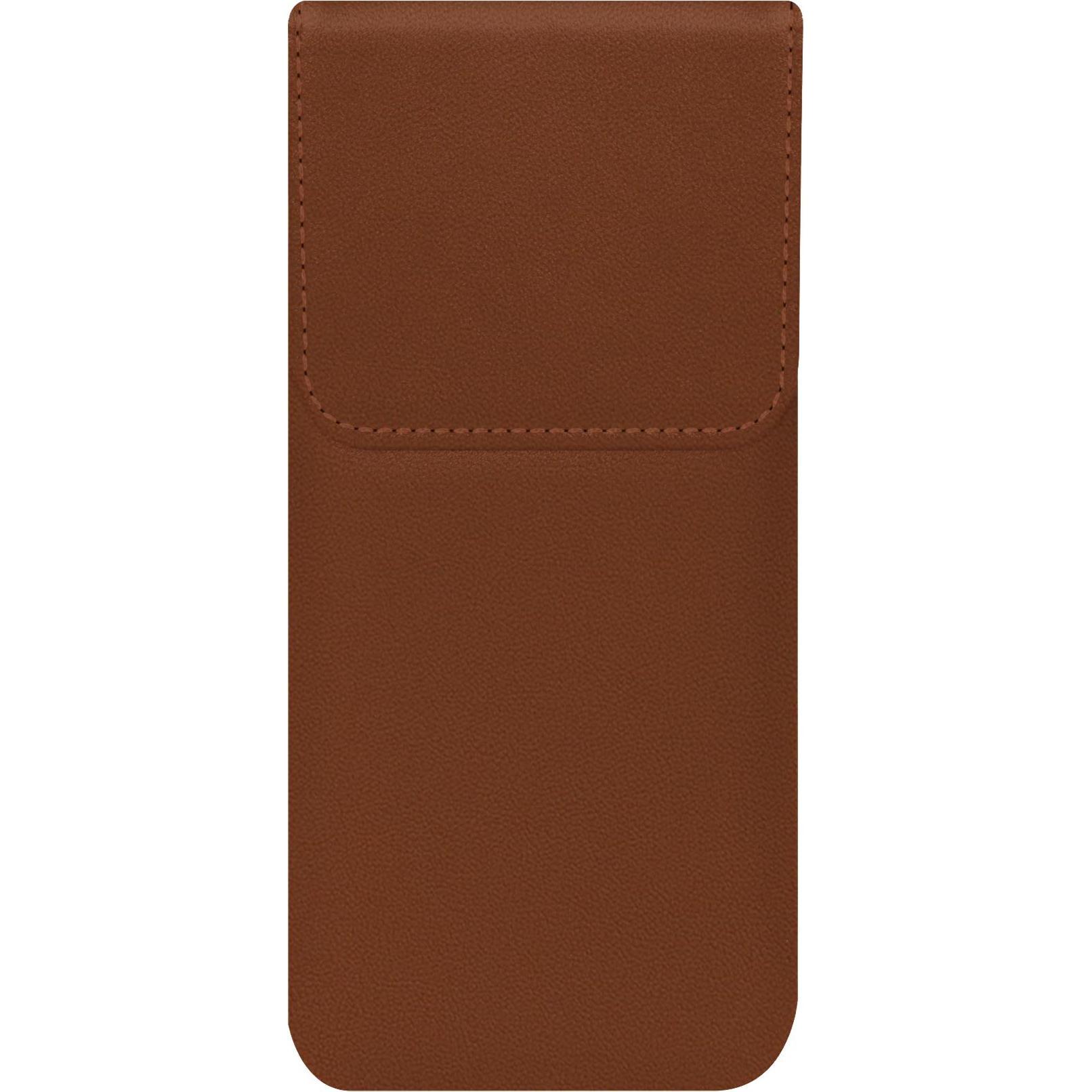 Noreve Lederschutzhülle (Samsung Galaxy S25), Smartphone Hülle, Braun