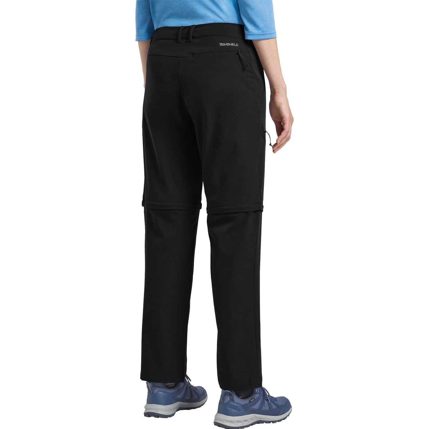 Thumbnail - Jack Wolfskin, Damen, Outdoorhose, Pico Trail Zip Off Pants W (42), Schwarz, 42