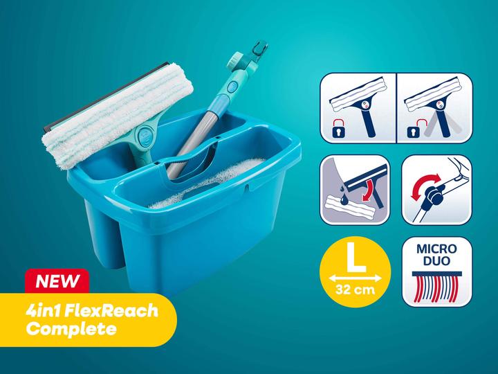 Produktbild Leifheit Set Fensterreinigung 4in1 FlexReach Complete