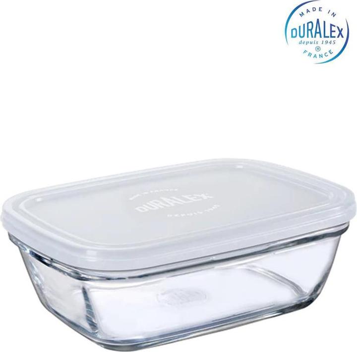 Duralex freshbox 1,1 l rechteckige Lunchbox mit Deckel