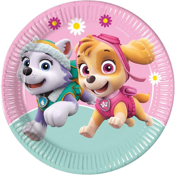 Procos Party Plates Paw Patrol Skye and Everest (8 x)