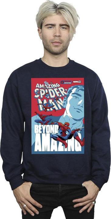 Actual product image Mens Spider-Man Beyond Amazing Cover Sweatshirt (XL)