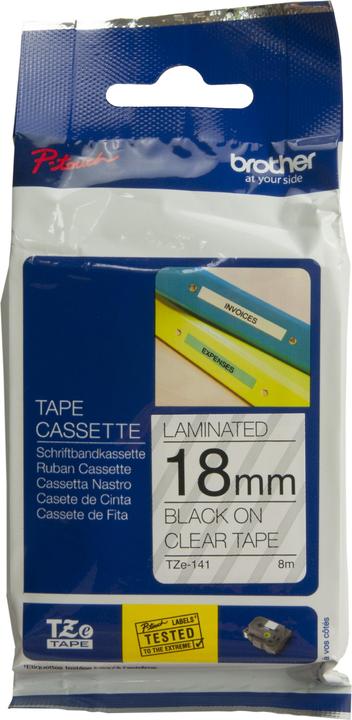 Image du produit Brother Rubans de couleur/d'écriture (1.80 cm, Transparent)