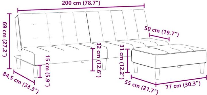 Produktbild vidaXL Konstanze (2-Sitzer)