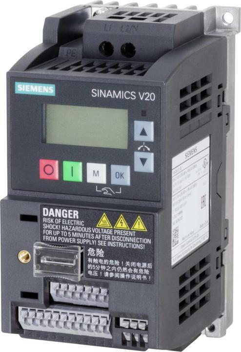 Immagine prodotto Siemens SINAMICS V20 1AC200-240V-10/+10% 0.25kW
