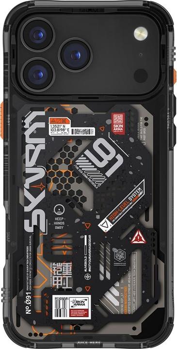 Produktbild Skinarma Spectra Case for iPhone 17 Pro Max Magnetic Charging Black (Apple iPhone 17 Pro Max)