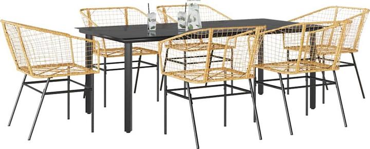 Actual product image vidaXL Garden dining set (200 cm)