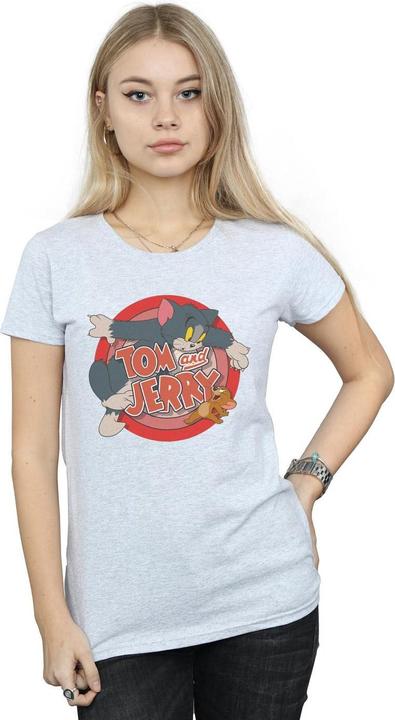 Actual product image Tom & Jerry Womens/Ladies Catch Cotton T-Shirt (XL)