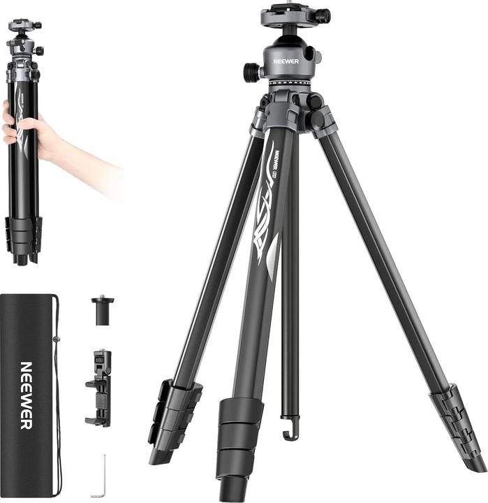 Produktbild Neewer LT07 Aluminum Travel Tripod with Ball Head (Metall)