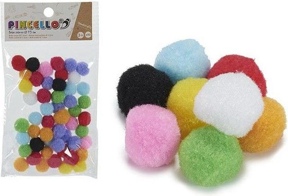 Image du produit Pincello Pompons multicolores 50 pcs.