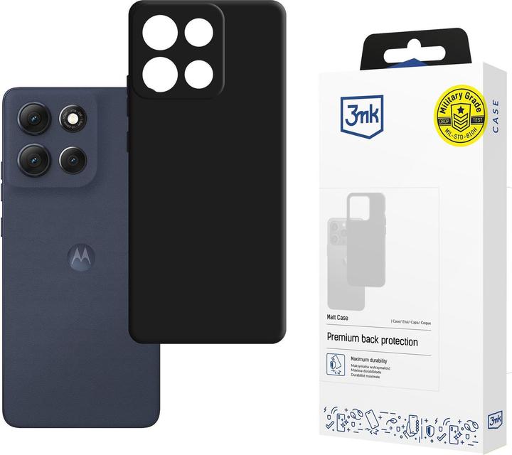 Actual product image 3MK - Matt Case Pro - Motorola Moto G86 - Black (Motorola Moto G86)
