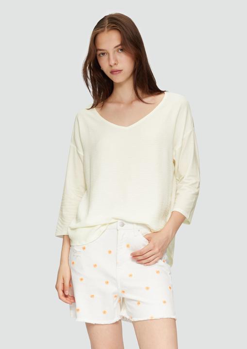 Produktbild S.Oliver T-Shirt 3/4-Arm-Shirt im Fabricmix (XS)