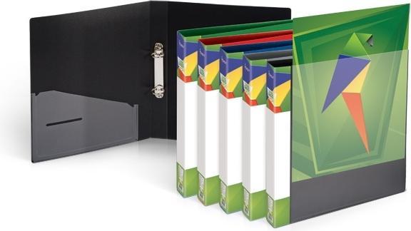 Image du produit Forpus Reliure, A4 / 30 mm, 2 anneaux, 16 mm, plastique, bleu