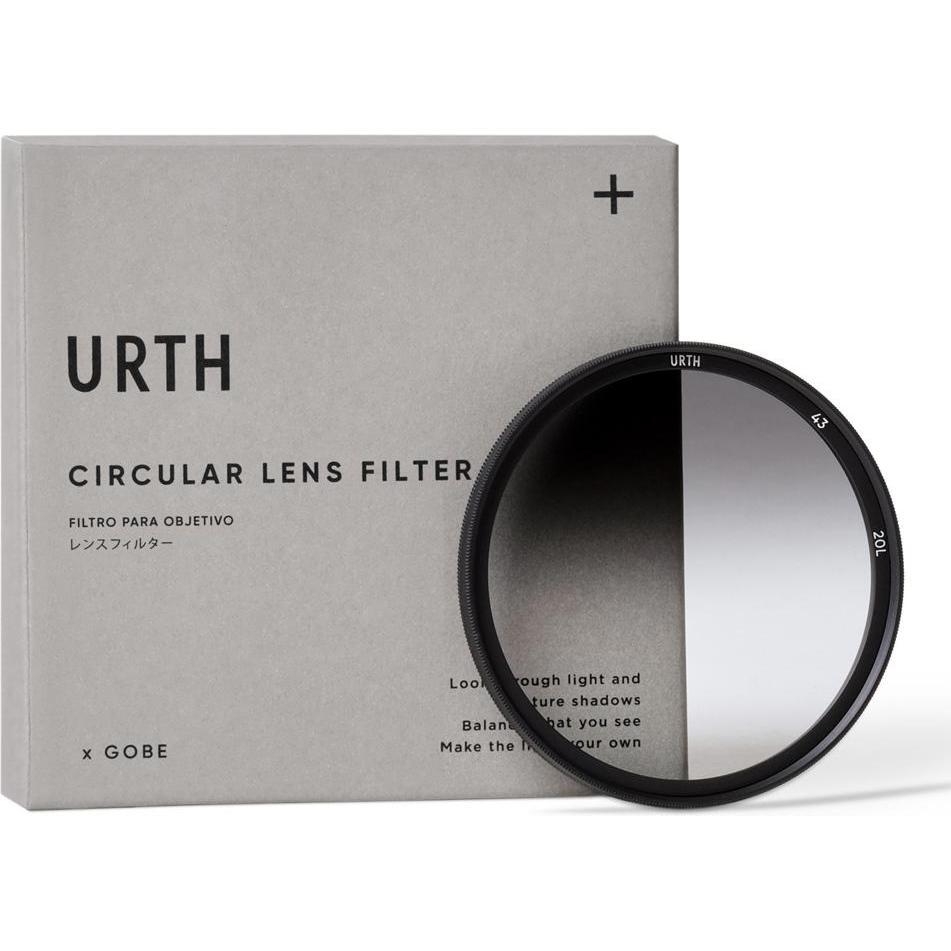 Urth 43mm Soft Graduated ND8 Lens Filter (Plus+) (ND- / Graufilter), Objektivfilter