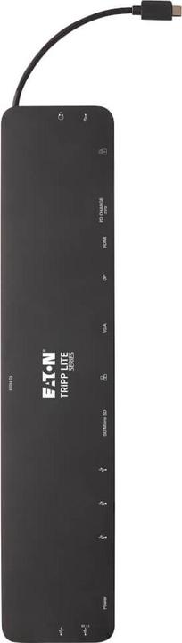 Produktbild Eaton USB-C Dock Triple Display 4K HDMI & DP VGA USB 3.2 Gen 1 USB-A/C Hub GbE 100W PD Cha (USB-C, 4 Ports)