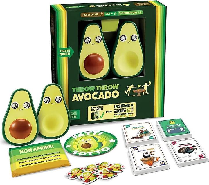 Produktbild Asmodée 8626 - ASMODEE - Throw Throw Avocado (Englisch, 2 - 6 Spieler)