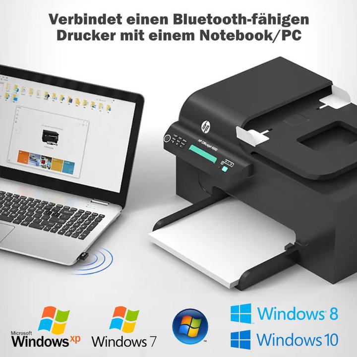 Image du produit Hermex Adaptateur Bluetooth 5.0 Dongle (Emetteur & Récepteur)