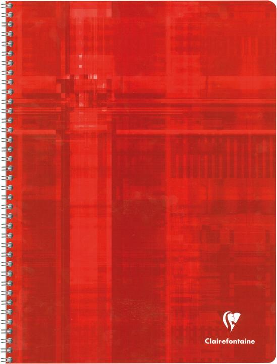 Actual product image Clairefontaine Spiral notebook (A4, Checked, Hardcover)