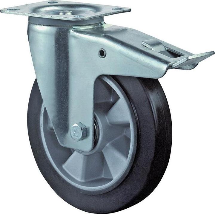 Actual product image Magni Transport castor, Ø 125 mm, width: 40 mm, 150 kg (200 kg)