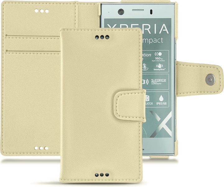 Noreve Lederschutzhülle Wallet (Sony Xperia XZ1 Compact)