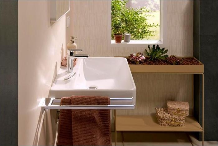 Produktbild hansgrohe AddStoris Handtuchhalter, zweiarmig, 445mm chrom
