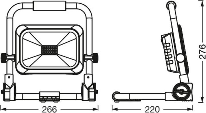 Actual product image Osram WORKLIGHTS VALUE BATTERY 20W 865 (2000 lm)