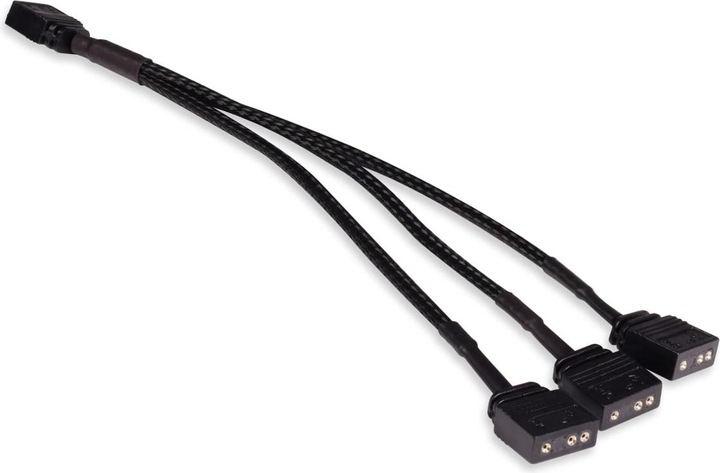 Image du produit Alphacool KAB Y-Splitter aRGB 3-Pin vers 3x 3-Pin 15cm