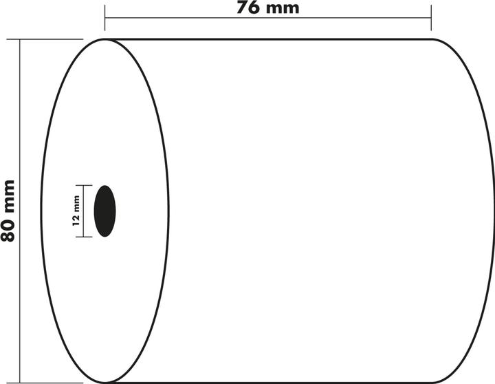 Produktbild Exacompta Kassenrolle
