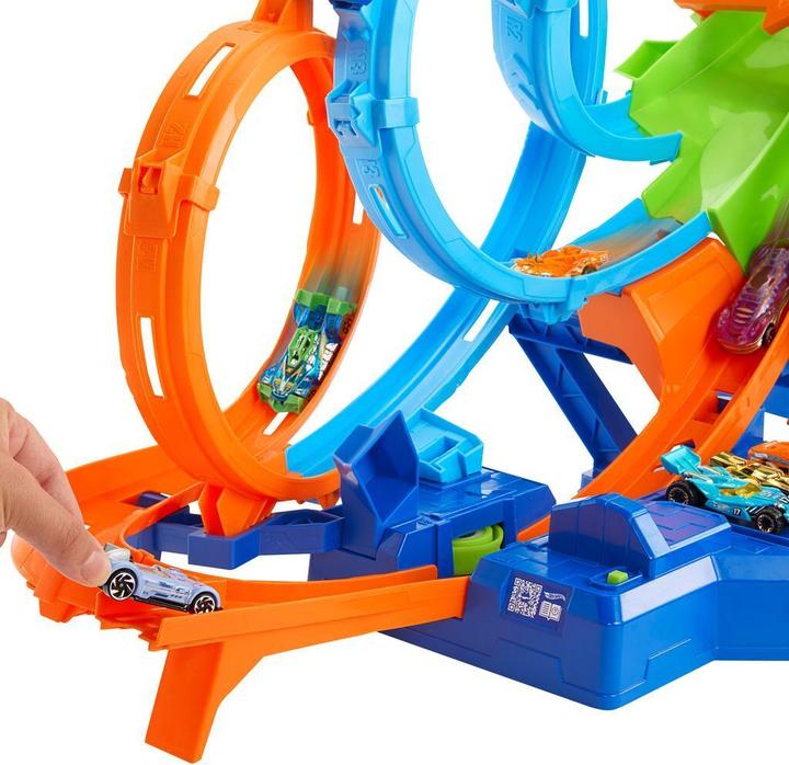 Actual product image Hot Wheels Action 4 Loopings Crash Danger