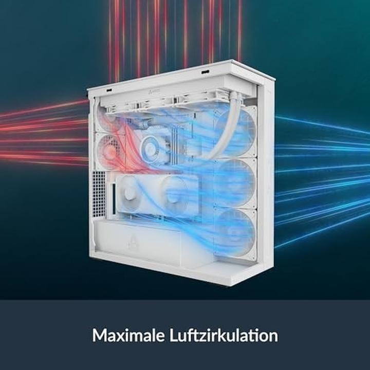 Produktbild Arctic Cooling PC-Gehäuse ACPCC00017A White, Unterstützte Mainboards (ATX)
