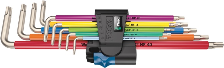Image du produit Wera 3967/9 TX SXL Multicolour HF Stainless 1