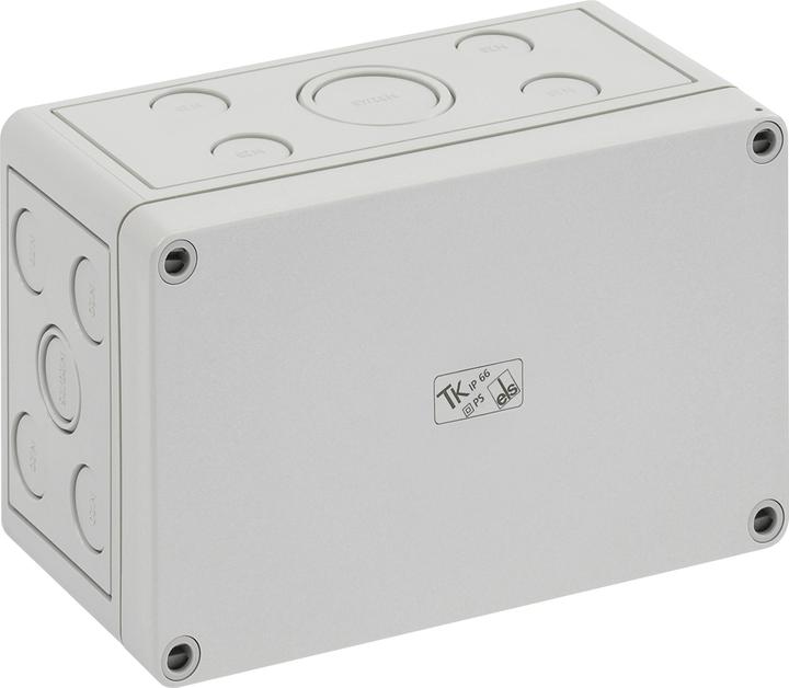 Actual product image Spelsberg IP66 box with grey lid & KO,110x110x66mm (Housing)