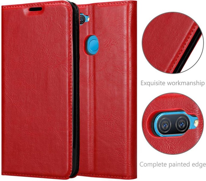 Actual product image Cadorabo Book Invisible Magnet Cover (Oppo A12)