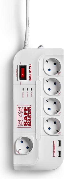 Actual product image Salicru SPS Safe Master Active electrical protectors (5x, CEE 7/3, 1.80 m)