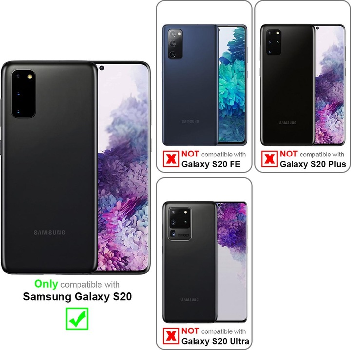 Produktbild Cadorabo TPU Liquid Silicone Case Cover (Samsung Galaxy S20+)